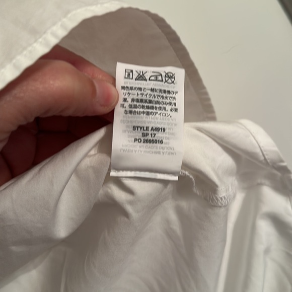 Thomas Mason X J.Crew Sleeveless white 100% cotton - Picture 8 of 8